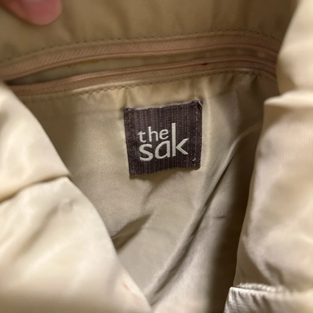 The Sak Natural Woven Straw Shoulder Bag